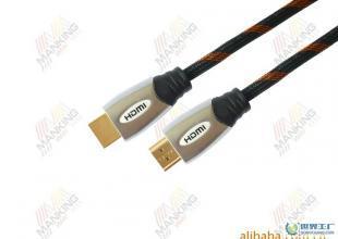 解析高端视听体验 银色金属外壳与镀金接口HDMI线在电工电气领域的应用